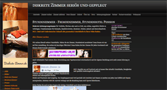 Desktop Screenshot of diskrete-zimmer.de